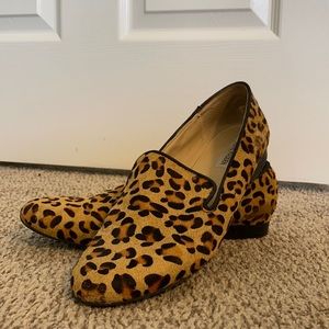 Steve Madden Leapord Print Loafers